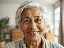 Smiling elderly woman